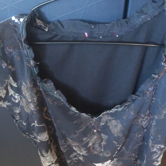 VINTAGE top with sequins size small/medium - Picture 3 of 11